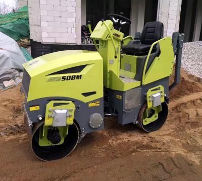 奔馬小型壓路機(jī)土方壓實(shí)、溝槽回填施工案例